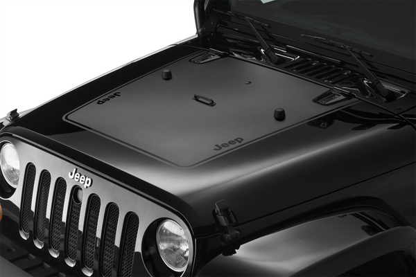 MOPAR Store Aufkleber für die Motorhaube im Mattschwarz für Jeep Renegade